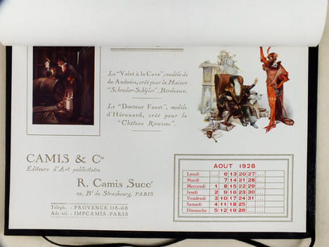 1878 - 1928 Pour la nouvelle année qui est elle de son Cinquantenaire, la Maison Camis & Cie vous présente ses meilleurs voeux et quelques-unes de ses ...