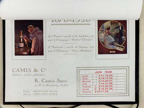 1878 - 1928 Pour la nouvelle année qui est elle de son Cinquantenaire, la Maison Camis & Cie vous présente ses meilleurs voeux et quelques-unes de ses ...