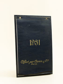 Calendrier 1931 Avec les Meilleurs Voeux de Camis & Cie pour 1931 [ Illustrations diverses dont : Modèle créé pour Amy Frères ; Modèle créée pour le ...