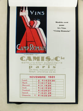Calendrier 1931 Avec les Meilleurs Voeux de Camis & Cie pour 1931 [ Illustrations diverses dont : Modèle créé pour Amy Frères ; Modèle créée pour le ...