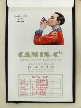 Calendrier 1931 Avec les Meilleurs Voeux de Camis & Cie pour 1931 [ Illustrations diverses dont : Modèle créé pour Amy Frères ; Modèle créée pour le ...