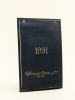 Calendrier 1931 Avec les Meilleurs Voeux de Camis & Cie pour 1931 [ Illustrations diverses dont : Modèle créé pour Amy Frères ; Modèle créée pour le ...
