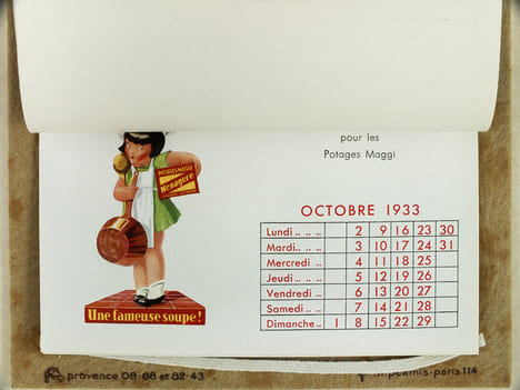 Calendrier 1933 Robert Camis Editeur d'Art Publicitaire. Avec ses meilleurs voeux pour 1933 [ Création Robert Camis pour le Champagne Piper-Heidsieck, ...