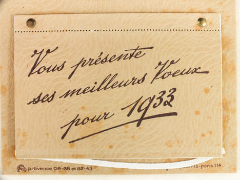 Calendrier 1933 Robert Camis Editeur d'Art Publicitaire. Avec ses meilleurs voeux pour 1933 [ Création Robert Camis pour le Champagne Piper-Heidsieck, ...