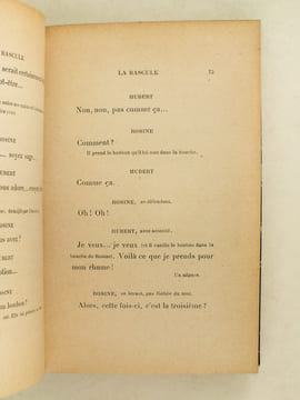 La Bascule. Comédie en quatre actes.. DONNAY, Maurice ; [ SEM ]