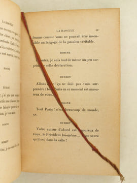 La Bascule. Comédie en quatre actes.. DONNAY, Maurice ; [ SEM ]