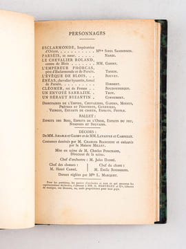 Les Huguenots. Opéra en cinq actes (Eugène Scribe) - Esclarmonde. Opéra romanesque en quatre actes et huit tableaux dont un prologue et un épilogue ...
