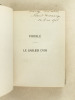 Phidilé. Le Sablier d'Or. Symphonies poétiques et Nocturnes.  1913-1915 [ Livre dédicacé par l'auteur ]. DESCAMPS, Marcel