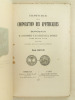 Histoire de la Corporation des Apothicaires de Bordeaux. De l'enseignement et de l'exercice de la pharmacie dans cette ville (1655-1802) d'après des ...
