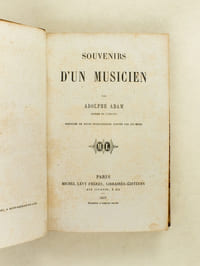Souvenirs d'un Musicien [ Suivi de : ] Derniers Souvenirs d'un Musicien [ Edition originale ]