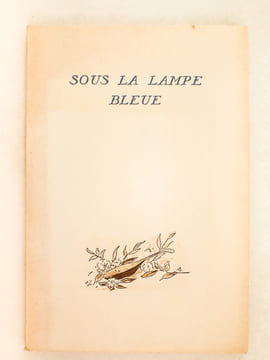 Sous la Lampe Bleue [ Edition originale - Livre dédicacé par l'auteur ]. ELSA, Germaine