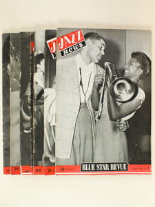 Jazz News. Blue Star Revue puis Nouvelles du Jazz ( 7 Numéros Année 1948 - 1949 : N° 1 - 2 - 3 - 4 - 5 - 6 - 8) N° 1 : Noël 1948 ; 2 : 30 janvier 1949 ; 3 : Mars 1949 : 4 : Avril 1949 ; 5 spécial : Festival 49 Mai 1949 ; 6 : Juin 1949 ; 8 : Novembre 1949