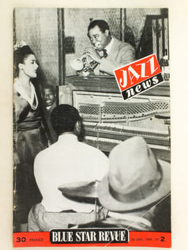 Jazz News. Blue Star Revue puis Nouvelles du Jazz ( 7 Numéros Année 1948 - 1949 : N° 1 - 2 - 3 - 4 - 5 - 6 - 8) N° 1 : Noël 1948 ; 2 : 30 janvier 1949 ...