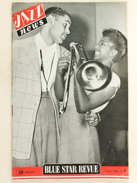 Jazz News. Blue Star Revue puis Nouvelles du Jazz ( 7 Numéros Année 1948 - 1949 : N° 1 - 2 - 3 - 4 - 5 - 6 - 8) N° 1 : Noël 1948 ; 2 : 30 janvier 1949 ...