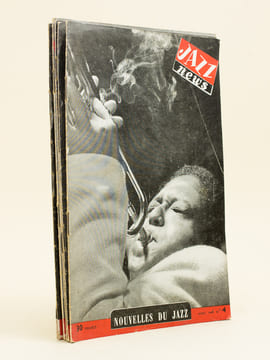 Jazz News. Blue Star Revue puis Nouvelles du Jazz ( 7 Numéros Année 1948 - 1949 : N° 1 - 2 - 3 - 4 - 5 - 6 - 8) N° 1 : Noël 1948 ; 2 : 30 janvier 1949 ...