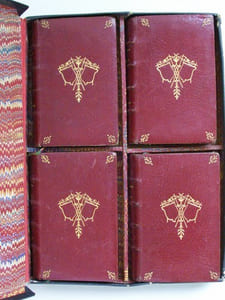 Paroissien romain très-complet. Approuvé par Mgr. Joseph-Hippolyte Guibert. [ 4 tomes sous coffret - complet ]