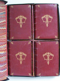 Paroissien romain très-complet. Approuvé par Mgr. Joseph-Hippolyte Guibert. [ 4 tomes sous coffret - complet ]