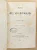 Revue des questions historiques - Tome treizième [ Tome 13 , septième année : Livraison du 1er janvier 1873 et Livraison du 1er avril 1873 ]. ...