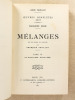 Mélanges , mis en ordre et annotés , Tome IX ( 9 ) ( 10 Octobre 1866 - 26 Août 1868 ) [  Oeuvres complètes , XXXV , Troisième série ]. VEUILLOT, Louis