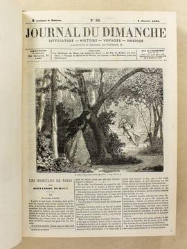 Le Journal du Dimanche , Littérature - Histoire - Voyages - Musique , Année 1862 ( du n° 436 du 2 janvier 1862 au n° 539 du 28 décembre 1862 ) [ ...