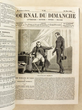 Le Journal du Dimanche , Littérature - Histoire - Voyages - Musique , Année 1862 ( du n° 436 du 2 janvier 1862 au n° 539 du 28 décembre 1862 ) [ ...