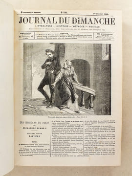 Le Journal du Dimanche , Littérature - Histoire - Voyages - Musique , Année 1863 ( du n° 540 du  1er janvier 1863 au n° 644 du 31 décembre 1863 ) [ ...