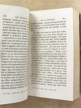 Instructions morales sur la doctrine chrétienne ( 4 parties en 2 vol. ) : 1. Instructions sur le Baptême et la Confirmation ; 2. Instruction sur le ...
