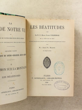 Le Sermon du la montagne ( 3 tomes reliés en 2 vol. - Complet ) : 1. Les Béatitudes ; 2. Le Sermon sur la montagne (jusqu'à la fin de l'Oraison ...