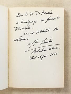 Ce que l'homme a cru voir. De New York à Hanoi. [ Exemplaire dédicacé par l'auteur ]. CHAMBON, Albert