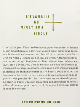 Ce que l'homme a cru voir. De New York à Hanoi. [ Exemplaire dédicacé par l'auteur ]. CHAMBON, Albert