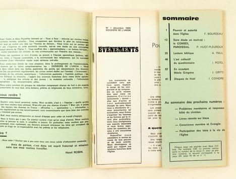 Dossiers de l'Union. Mensuel d'information pastorale du prêtre, de la religieuse, du laïc (16 numéros : Numéros 1 - 2 - 3 - 4 - 5 - 6 - 8 - 9 - 10 - ...
