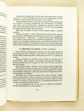 Où va la Mission paroissiale ? Essai d'ajustement à la paroisse moyenne "B". PENNEC O.M.I., H.