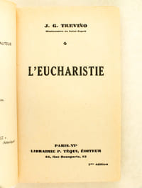 L'Eucharistie.