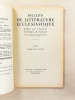 Bulletin de Littérature Ecclésiastique , Tome LIII , Année 1952 ( Lot de 4 num., année complète) : n° 1 Janvier - Mars ; n° 2 Avril -Juin ; n° 3 ...
