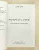 Printemps de la Liturgie. Textes liturgiques des 4 premiers siècles.. DEISS, Lucien
