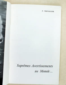 Suprêmes avertissements au monde...