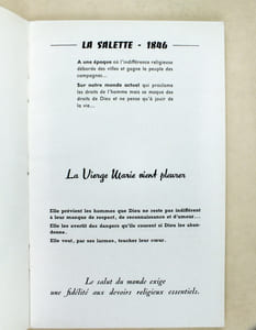 Suprêmes avertissements au monde...