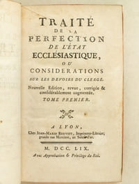 Traité de la Perfection de l'Etat Ecclésiastique, ou Considérations sur les Devoirs du Clergé (2 Tomes - Complet)