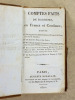 Comptes faits de Barreme , en Francs et en Centimes [ ... ]. BARREME ( BARREME, François )