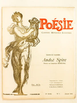 Poésie. Cahiers Mensuels Illustrés. 10e Année N° 7 - Juillet 1931 [ Dans ce Cahier : ] André Spire ; Octave Charpentier ; Auguste Huguet ; Gello ; ...