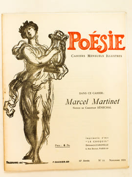 Poésie. Cahiers Mensuels Illustrés. 10e Année N° 11 - Novembre 1931 [ Dans ce Cahier : ] Marcel Martinet. Poèmes de Marcel Martinet ; Octave ...
