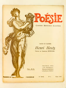Poésie. Cahiers Mensuels Illustrés. 11e Année N° 3 - Mars 1932 [ Dans ce Cahier : ] Henri Hertz. Poèmes de Henri Hertz ; Octave Charpentier ; Emile Vitte ; William Batte ; Henri d'Yvignac ; Rosaire Dion Levesque ; Fernand Laplaud ; Alexandre Goichon ; Jacques Berthaux ; Andrée Syriex ; Renan d'Ys ; Bernard Dorcier ; Suzanne Birster-Bellenot ; Eléonor Daubrér ; G. Bourgeois