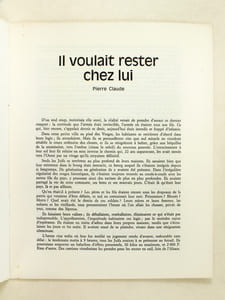 Il voulait rester chez lui.