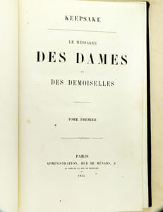 Le Messager des Dames et des Demoiselles. Tome Premier. Partie Keepsake [ 1854-1855 ]