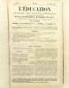 L'Education. Journal des Ecoles Primaires. Du N° 40 du 3 octobre 1874 au n° 39 du 25 septembre 1875. Collectif