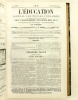 L'Education. Journal des Ecoles Primaires. Du N° 40 du 3 octobre 1874 au n° 39 du 25 septembre 1875. Collectif