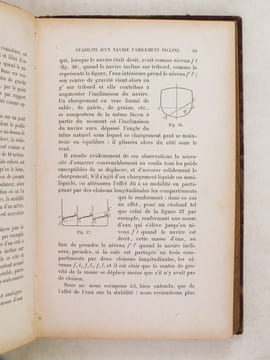 Notions élémentaires de Mécanique du Navire (2 Tomes - Complet) Tome 1 : Examen théorique ; Tome 2 : Examen d'application. DOYERE, Ch.