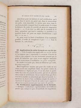 Notions élémentaires de Mécanique du Navire (2 Tomes - Complet) Tome 1 : Examen théorique ; Tome 2 : Examen d'application. DOYERE, Ch.