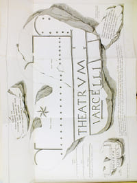 Description du Théâtre de Marcellus à Rome, rétabli dans son état primitif d'après les vestiges qui en restent encore. [ Edition originale ]