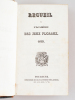 Recueil de l'Académie des Jeux Floraux 1829 - 1830 - 1831 - 1832 [ 4 années en 1 vol. ]. Collectif